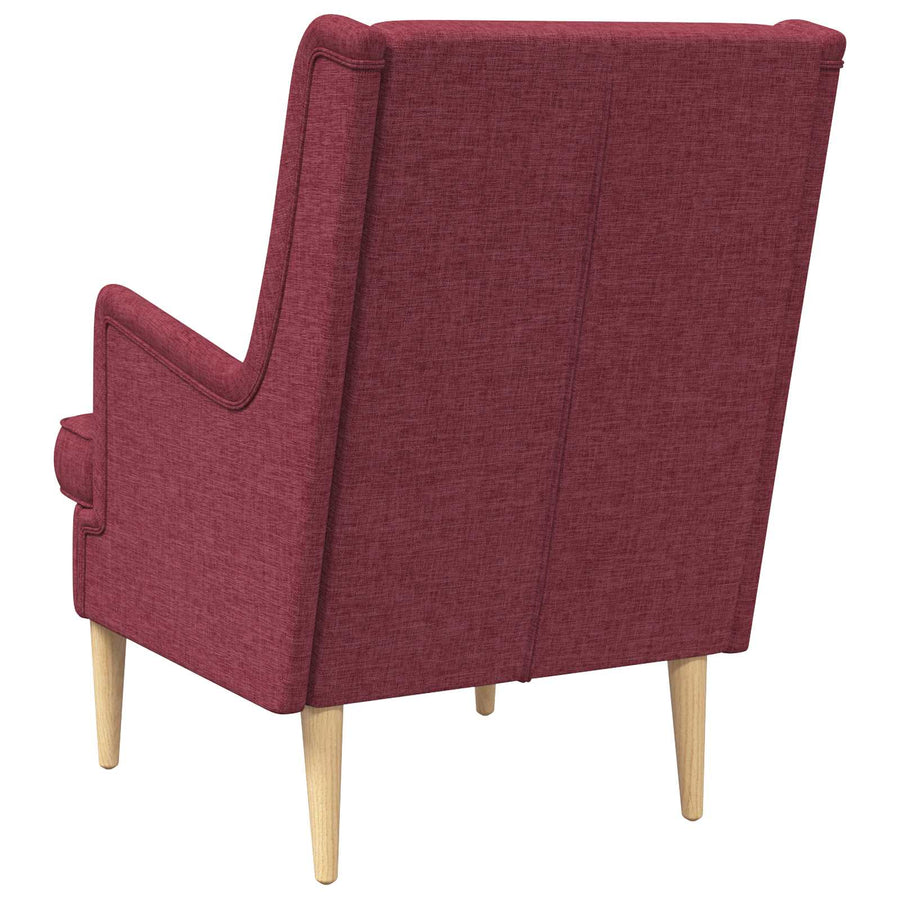 Fauteuil Wijnrood Stof