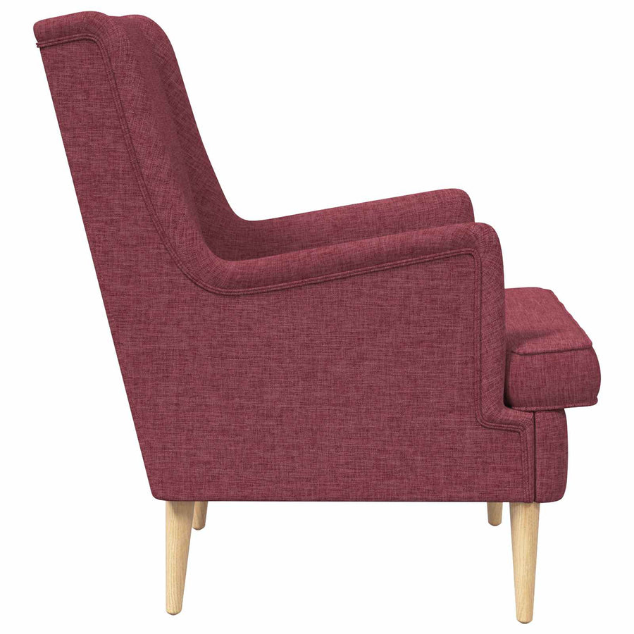 Fauteuil Wijnrood Stof