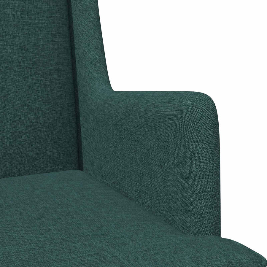 Fauteuil Donkergroen Stof