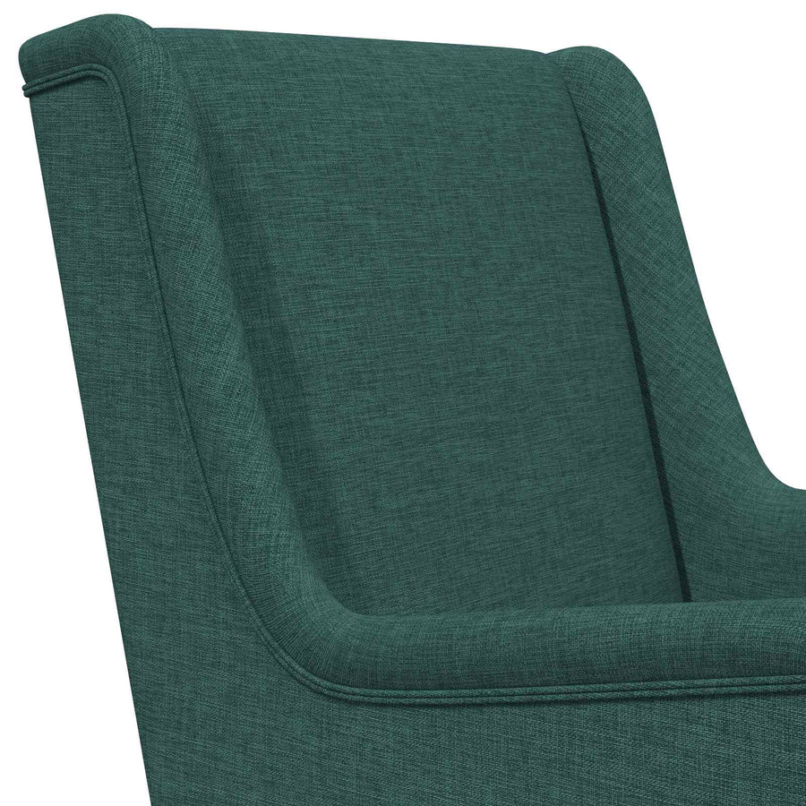 Fauteuil Donkergroen Stof