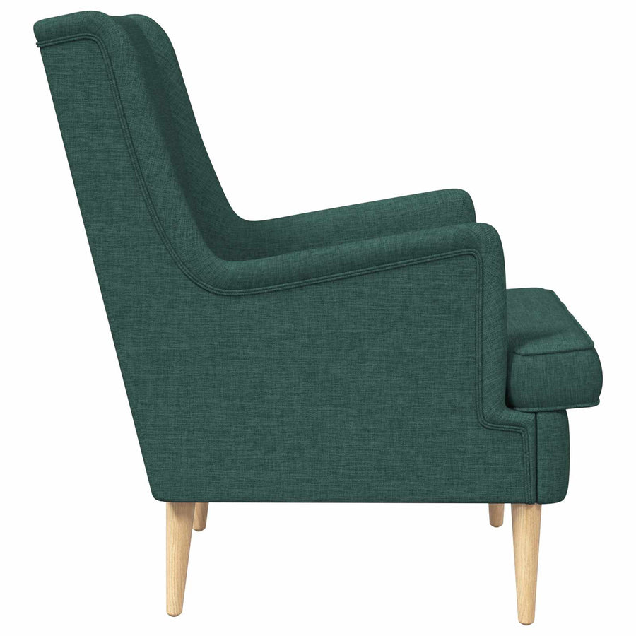 Fauteuil Donkergroen Stof