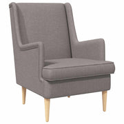 Fauteuil taupe stof 62x79x90 cm