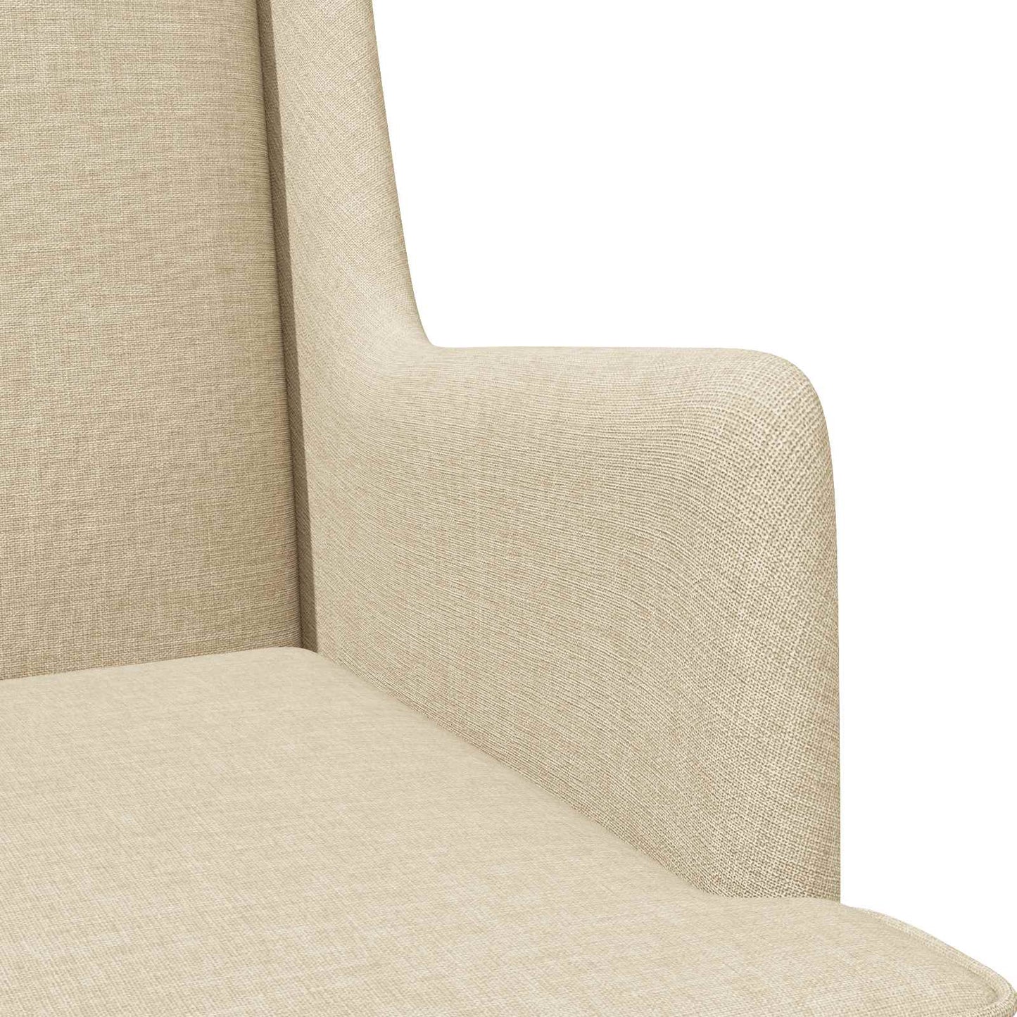 Fauteuil Crème Stof