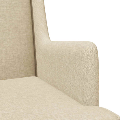Fauteuil Crème Stof