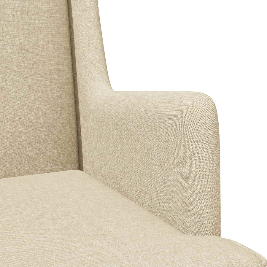Fauteuil Crème Stof