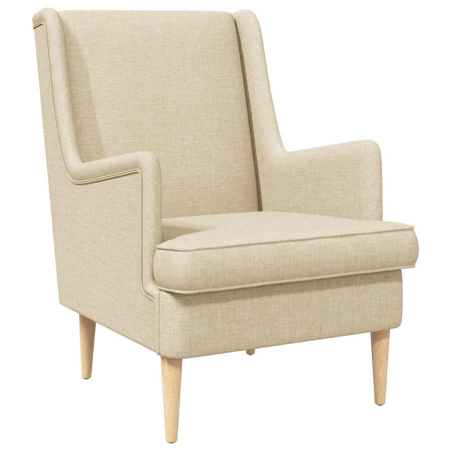 Fauteuil Crème Stof