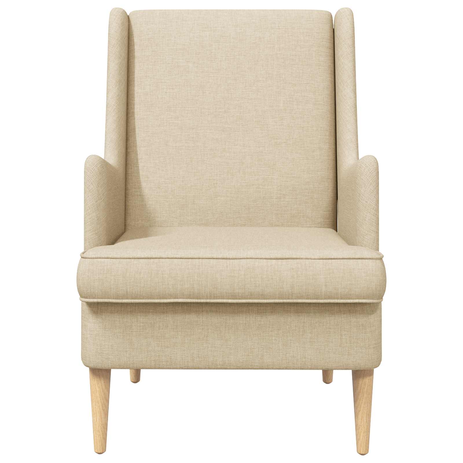 Fauteuil Crème Stof