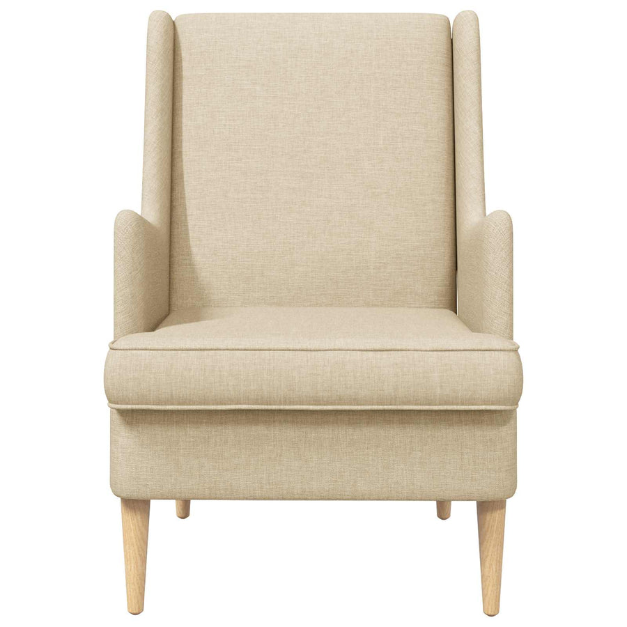 Fauteuil Crème Stof