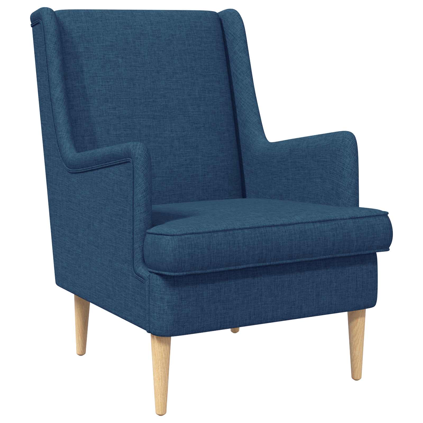 Fauteuil Blauw Stof
