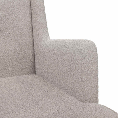 Fauteuil Lichtgrijs Schapenstof