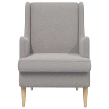 Fauteuil Lichtgrijs Schapenstof