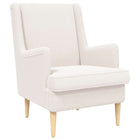 Cream Sheepskin Armchair