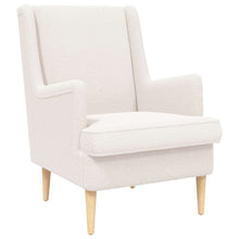 Fauteuil Crème Schapenstof