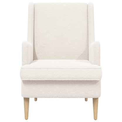 Fauteuil Crème Schapenstof