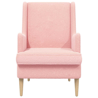 Fauteuil Roze Schapenstof