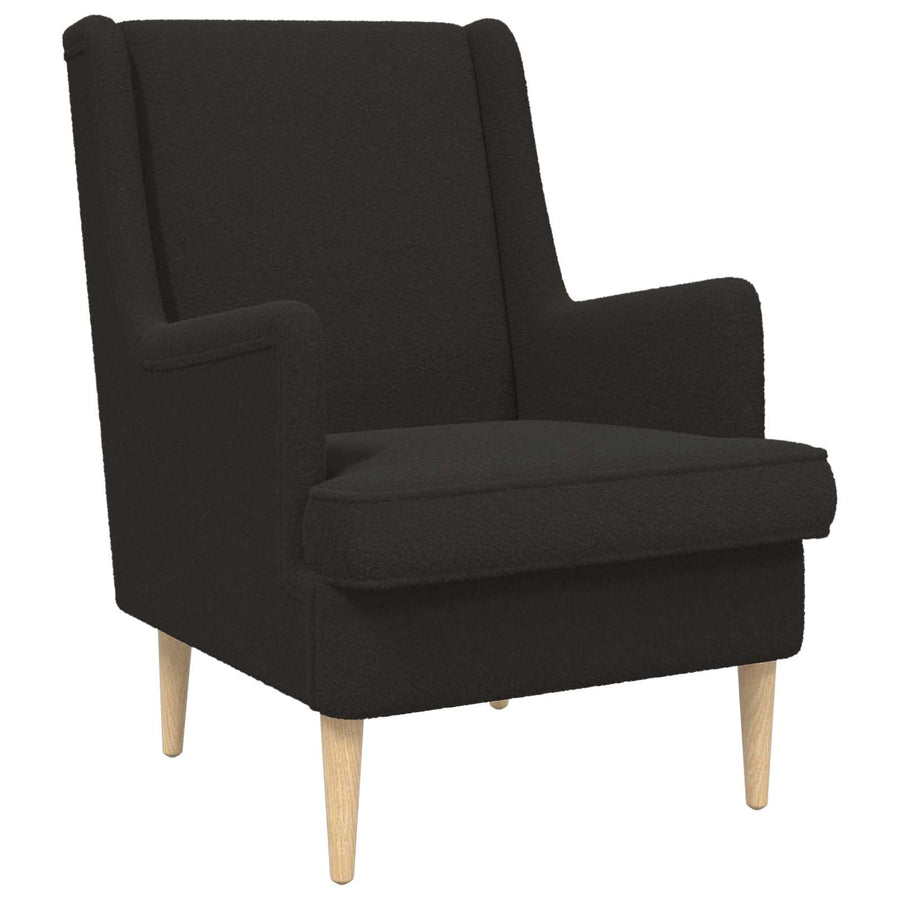 Fauteuil Zwart Schapenstof