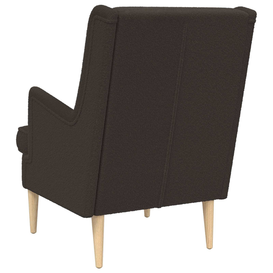 Fauteuil Zwart Schapenstof