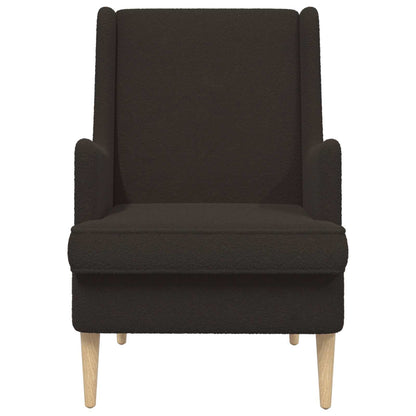 Fauteuil Zwart Schapenstof