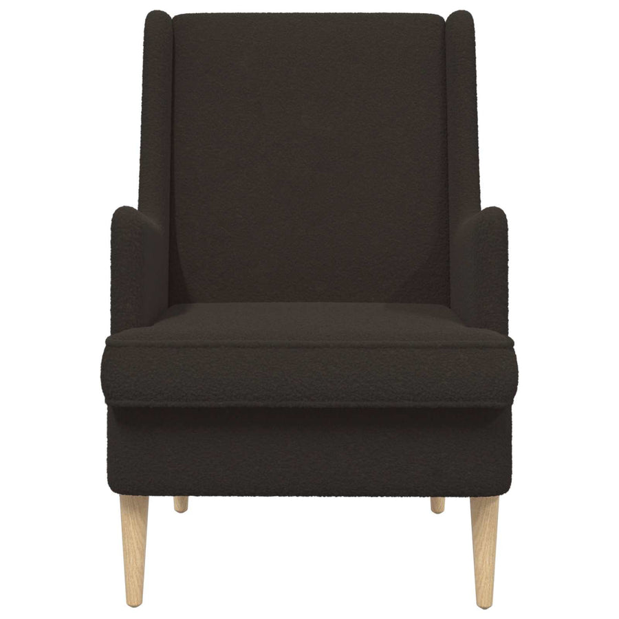 Fauteuil Zwart Schapenstof