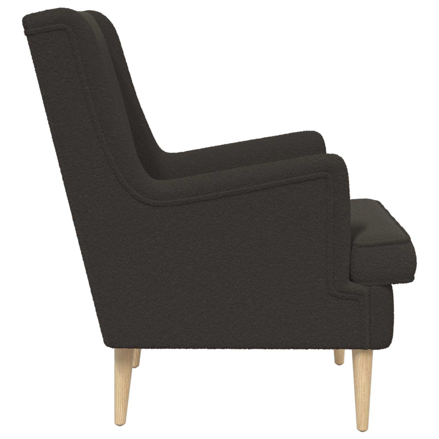 Fauteuil Zwart Schapenstof