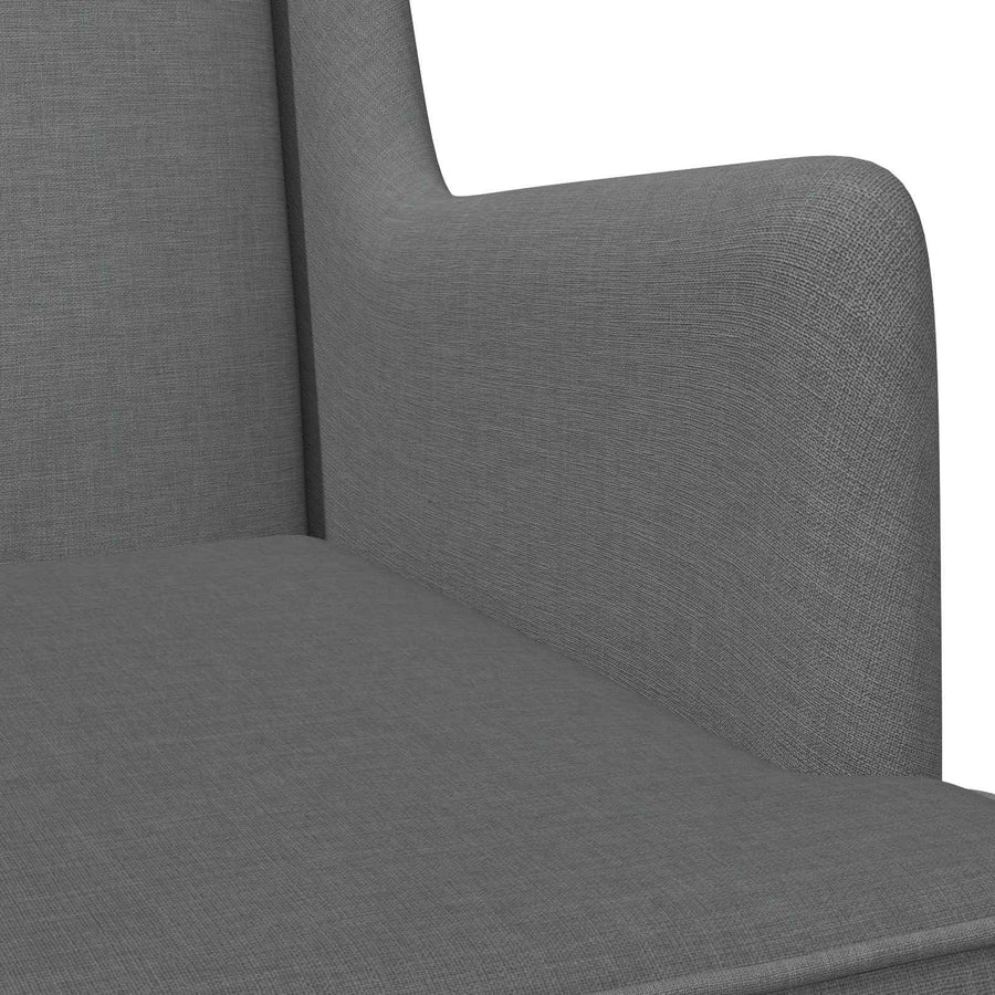 Schommelstoel Donkergrijs 62 x 80 x 85 cm Stof