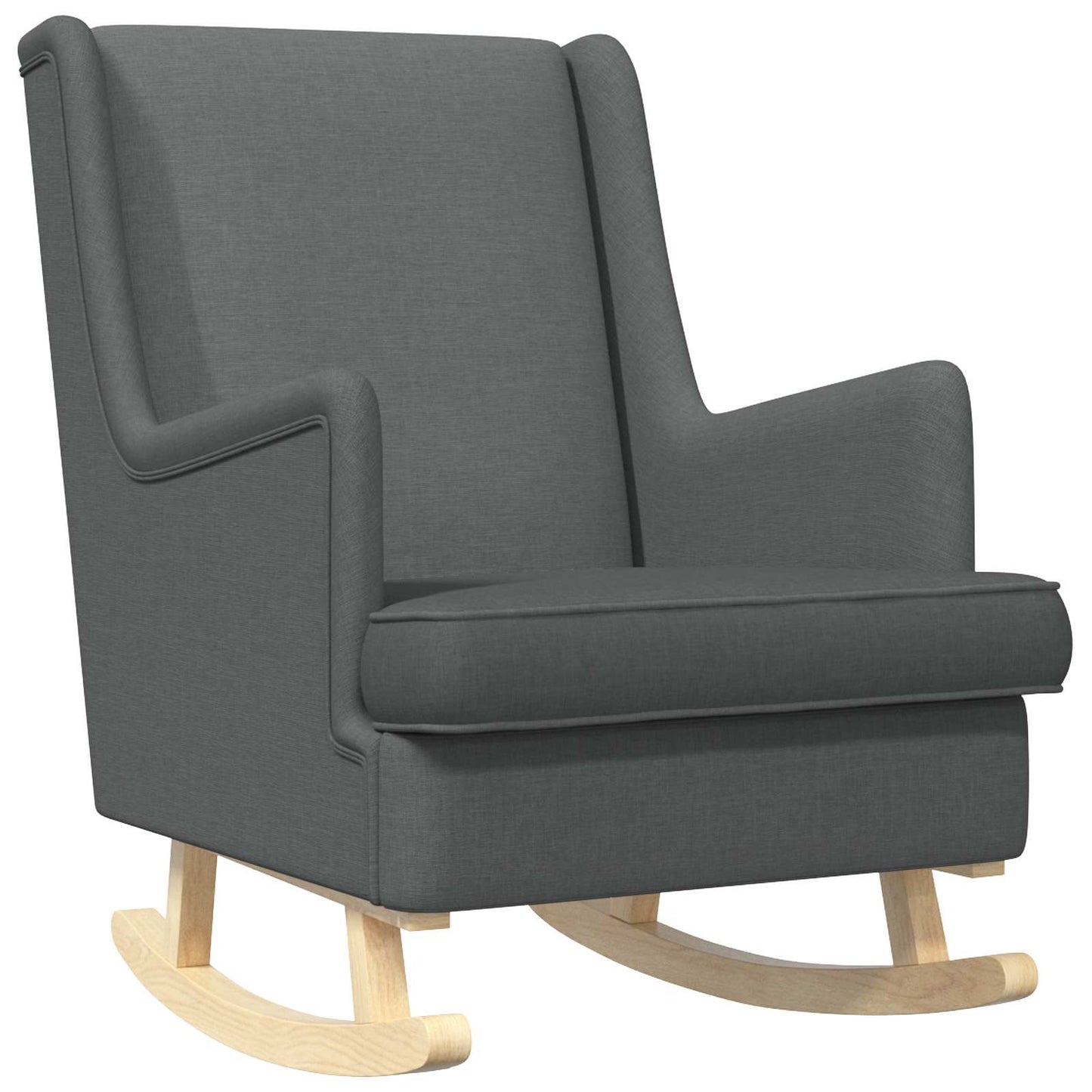 Schommelstoel Donkergrijs 62 x 80 x 85 cm Stof