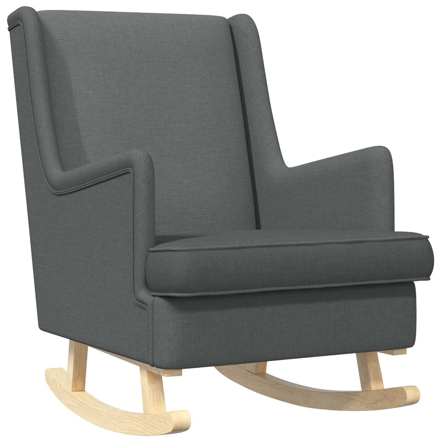 Schommelstoel Donkergrijs 62 x 80 x 85 cm Stof