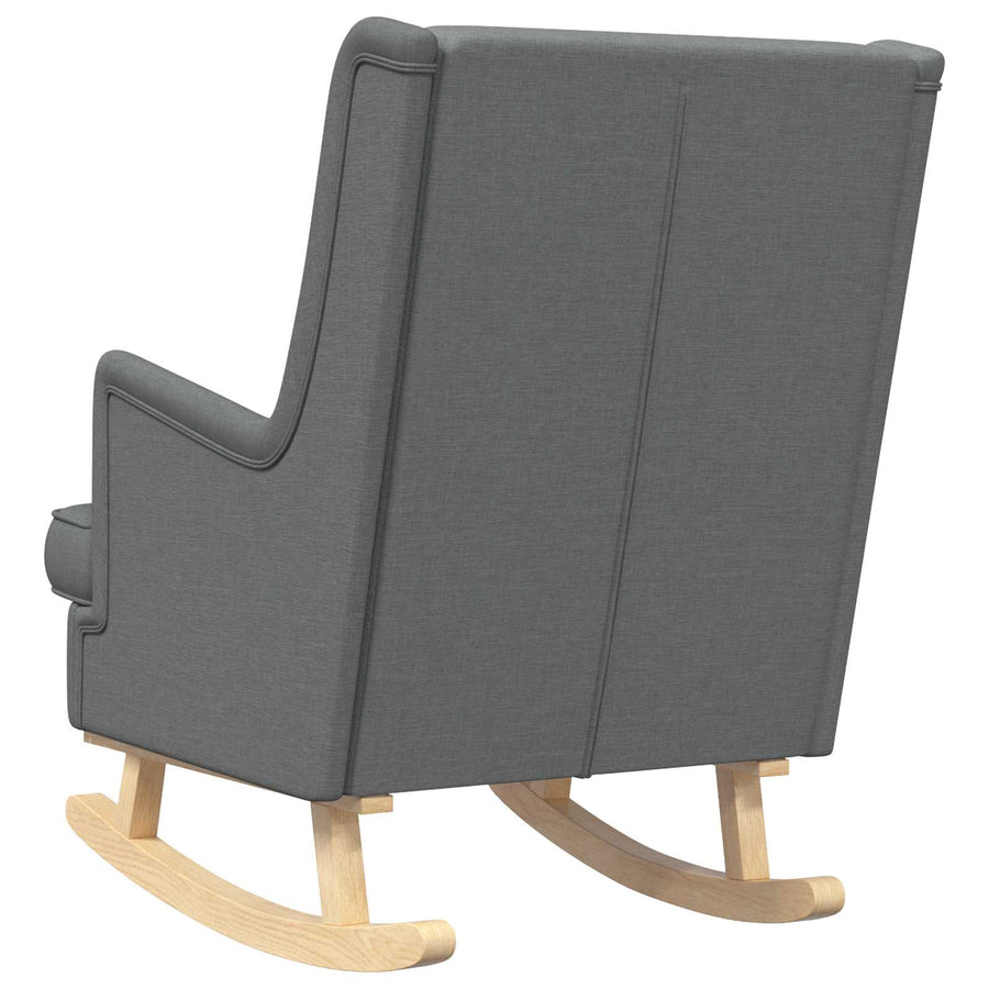 Schommelstoel Donkergrijs 62 x 80 x 85 cm Stof