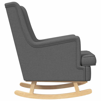 Schommelstoel Donkergrijs 62 x 80 x 85 cm Stof