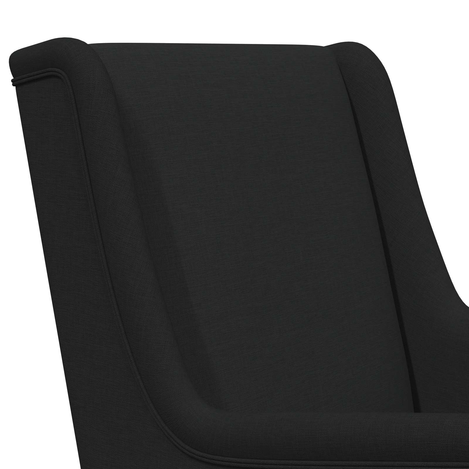 Schommelstoel Zwart 62 x 80 x 85 cm Stof