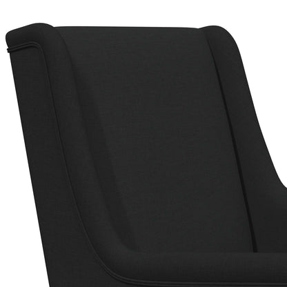 Schommelstoel Zwart 62 x 80 x 85 cm Stof