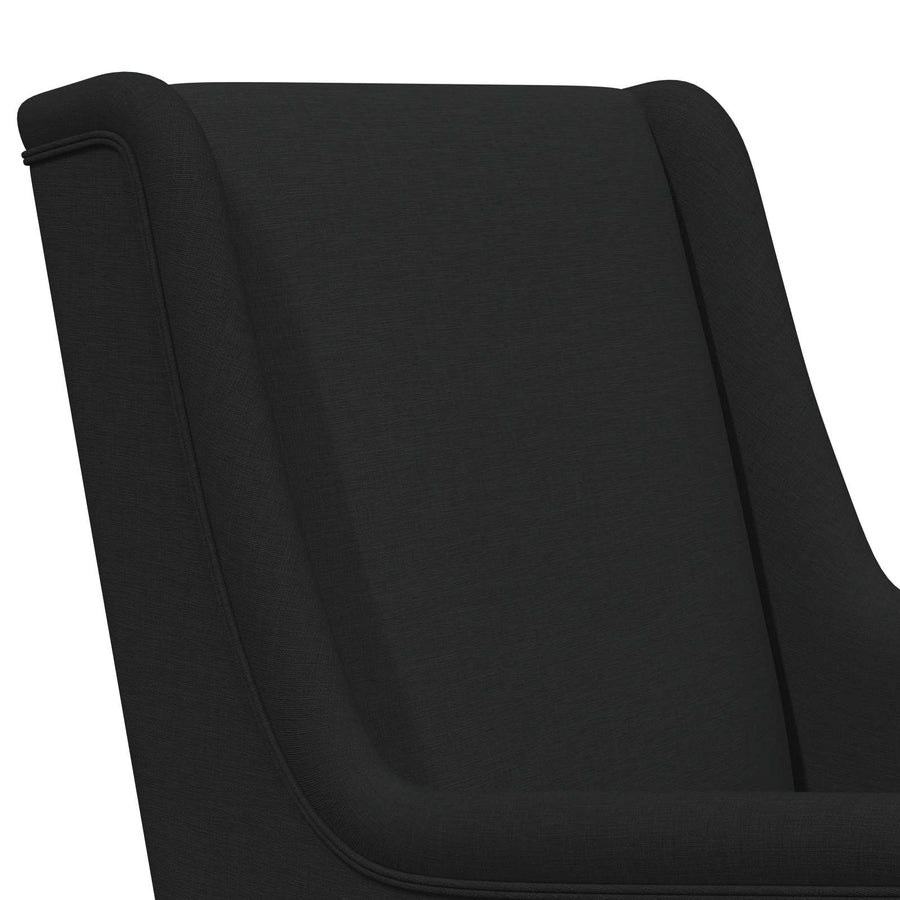 Schommelstoel Zwart 62 x 80 x 85 cm Stof