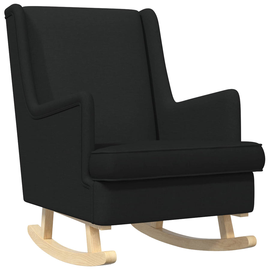 Schommelstoel Zwart 62 x 80 x 85 cm Stof