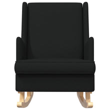 Schommelstoel Zwart 62 x 80 x 85 cm Stof
