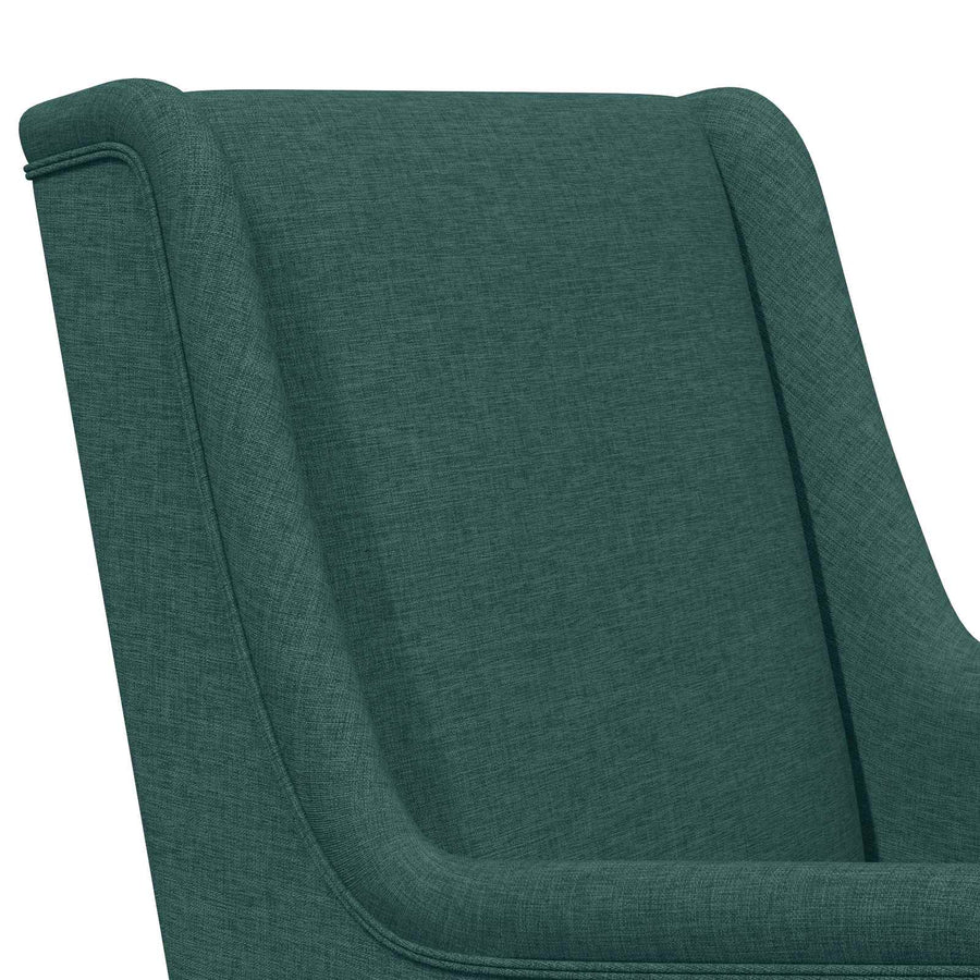 Schommelstoel Donkergroen 62 x 80 x 85 cm Stof