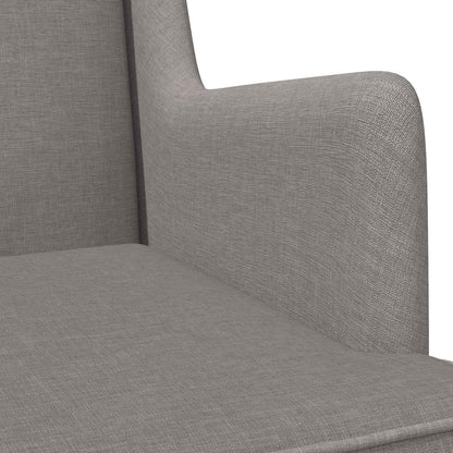 Schommelstoel Taupe 62 x 80 x 85 cm Stof