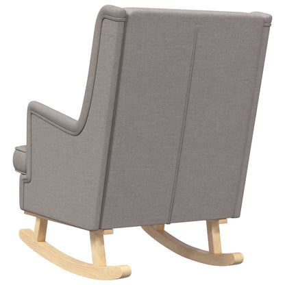 Schommelstoel Taupe 62 x 80 x 85 cm Stof