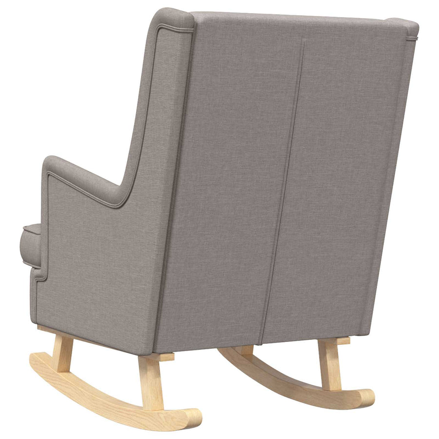 Schommelstoel Taupe 62 x 80 x 85 cm Stof