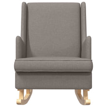 Schommelstoel Taupe 62 x 80 x 85 cm Stof