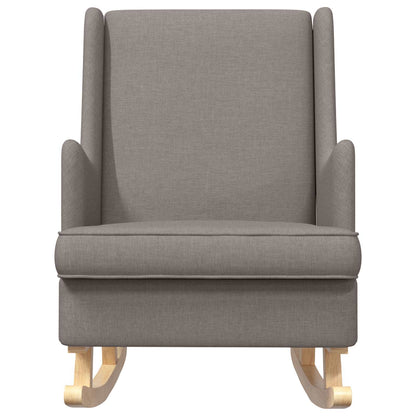 Schommelstoel Taupe 62 x 80 x 85 cm Stof
