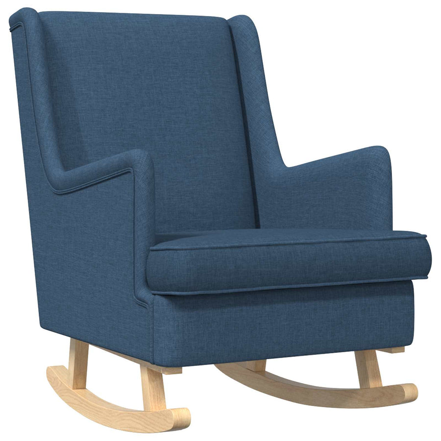 Schommelstoel Blauw 62 x 80 x 85 cm Stof