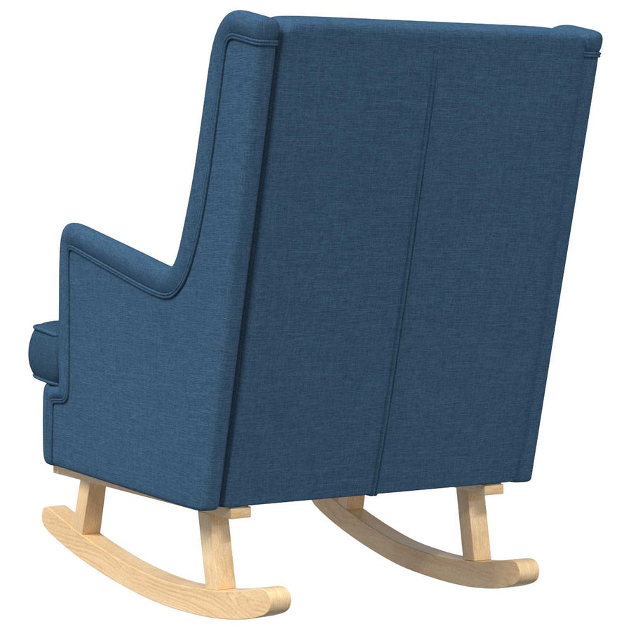Schommelstoel Blauw 62 x 80 x 85 cm Stof