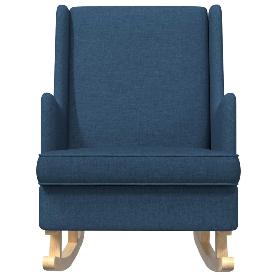 Schommelstoel Blauw 62 x 80 x 85 cm Stof