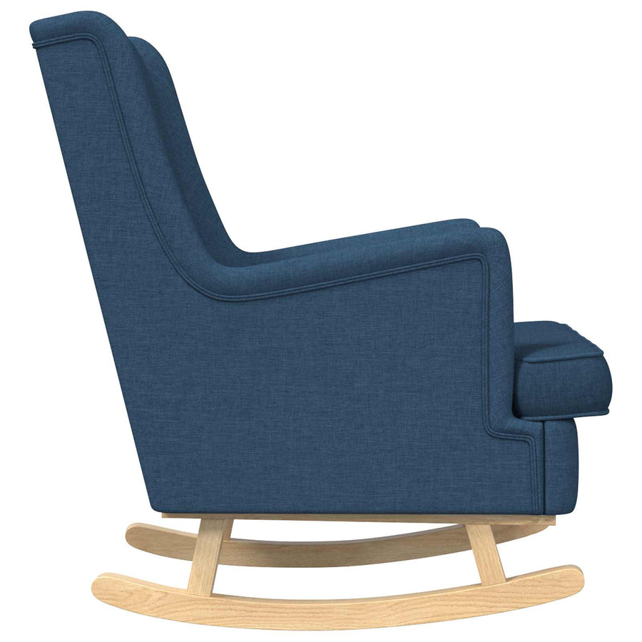 Schommelstoel Blauw 62 x 80 x 85 cm Stof