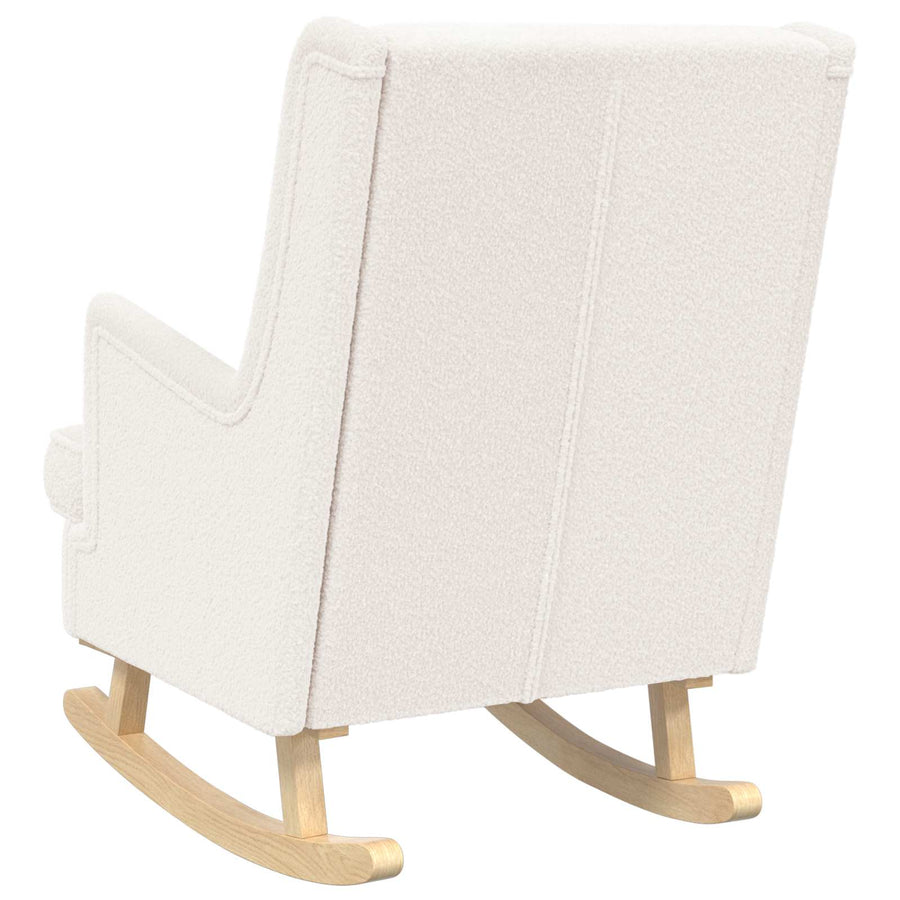 Schommelstoel Crème 62 x 80 x 85 cm Schapenstof