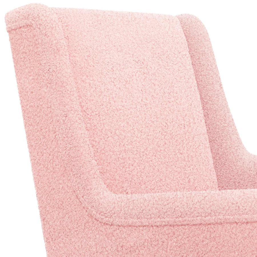 Schommelstoel Roze 62 x 80 x 85 cm Schapenstof