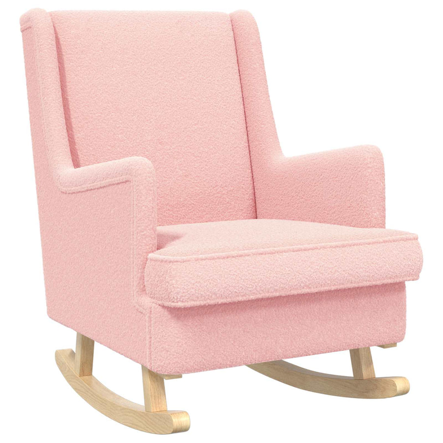 Schommelstoel Roze 62 x 80 x 85 cm Schapenstof
