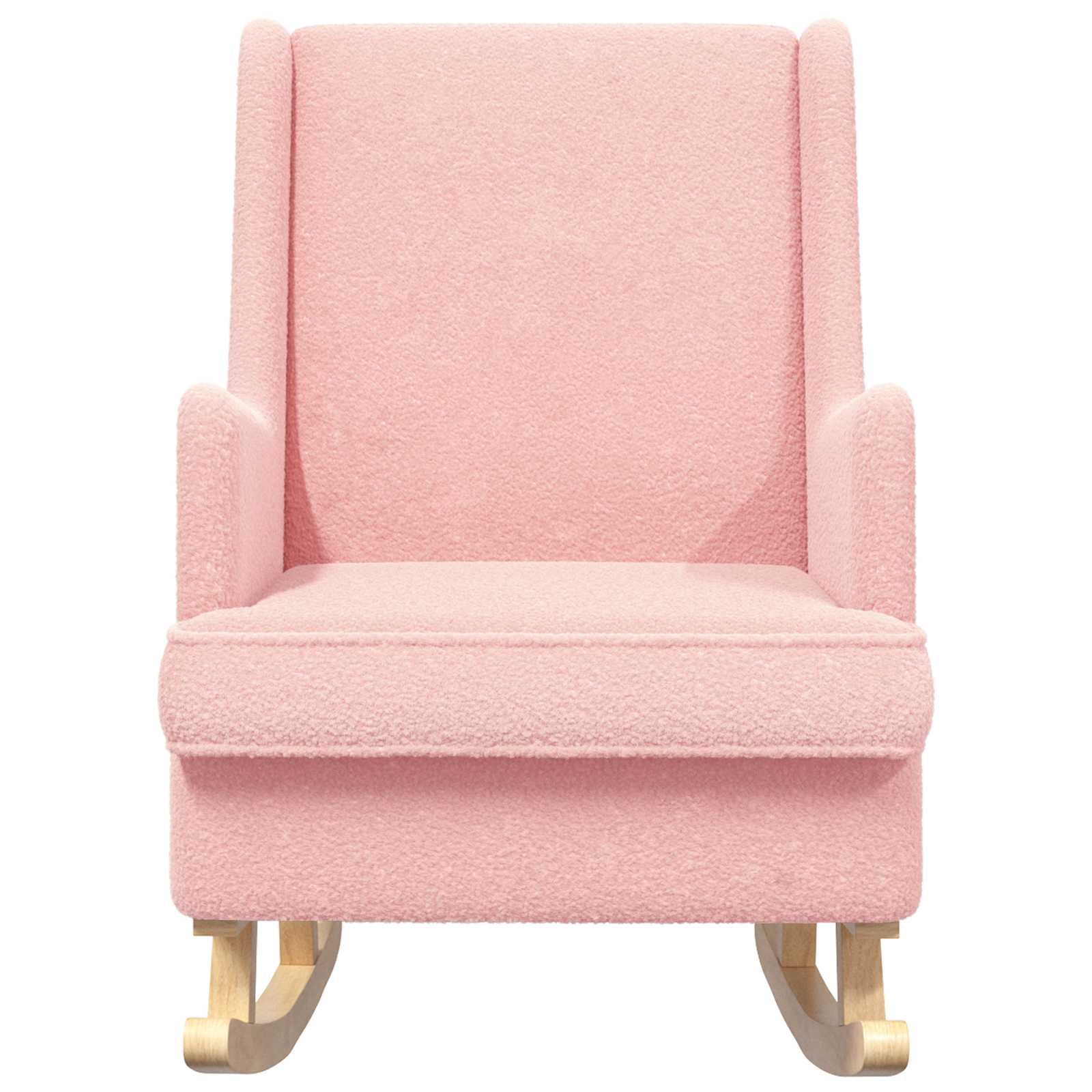 Schommelstoel Roze 62 x 80 x 85 cm Schapenstof