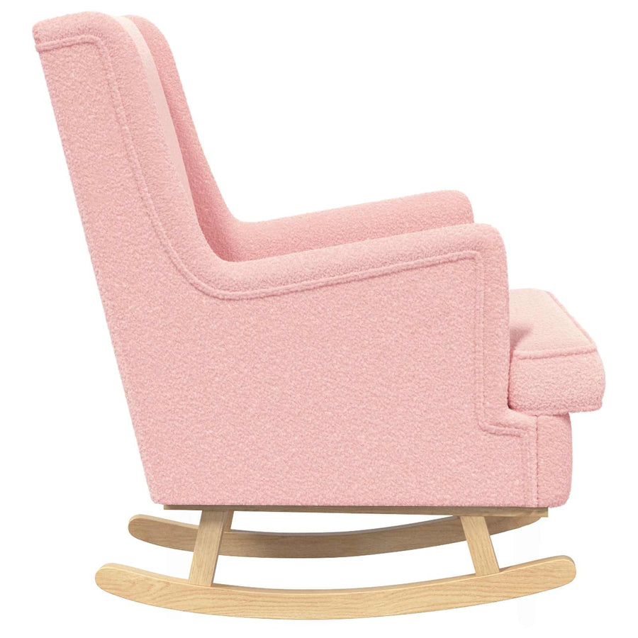 Schommelstoel Roze 62 x 80 x 85 cm Schapenstof