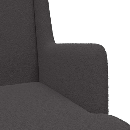 Schommelstoel Donkergrijs 62 x 80 x 85 cm Schapenstof